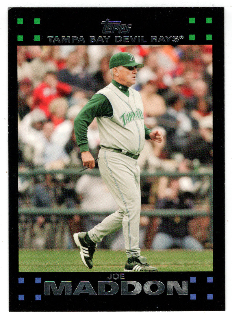 Joe Maddon Tampa Bay Devil Rays - Manager (MLB Baseball Card) 2007 Topps # 266 Mint