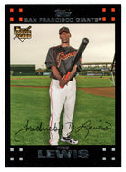 Fred Lewis - San Francisco Giants (MLB Baseball Card) 2007 Topps # 269 Mint