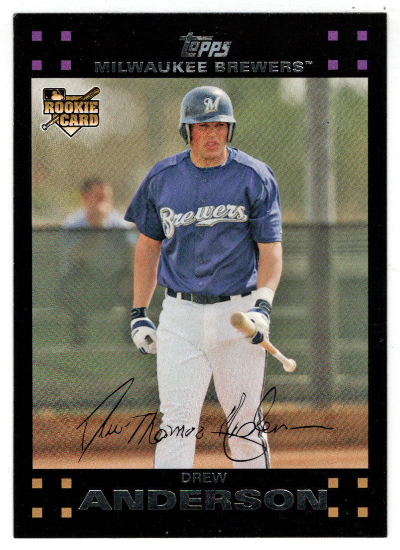 Drew Anderson RC - Milwaukee Brewers (MLB Baseball Card) 2007 Topps # 283 Mint