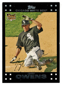 Jerry Owens - Chicago White Sox (MLB Baseball Card) 2007 Topps # 284 Mint
