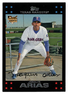 Joaquin Arias - Texas Rangers (MLB Baseball Card) 2007 Topps # 286 Mint