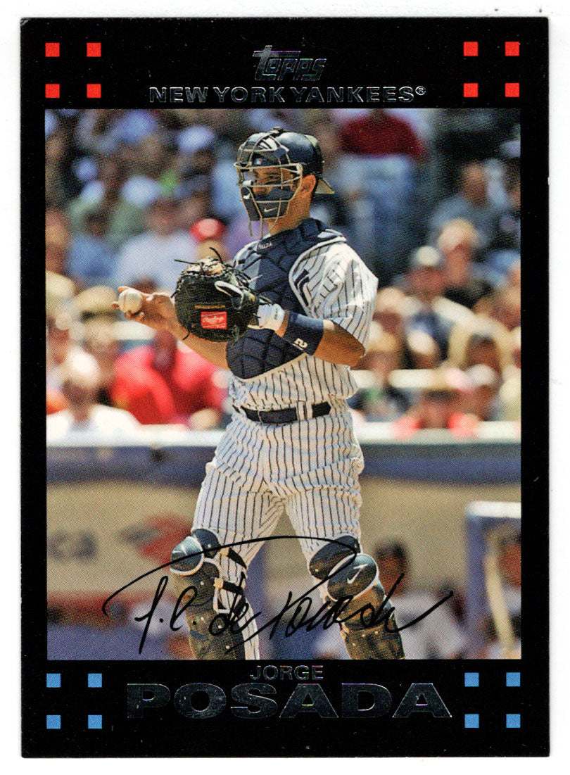 Jorge Posada - New York Yankees (MLB Baseball Card) 2007 Topps # 295 Mint