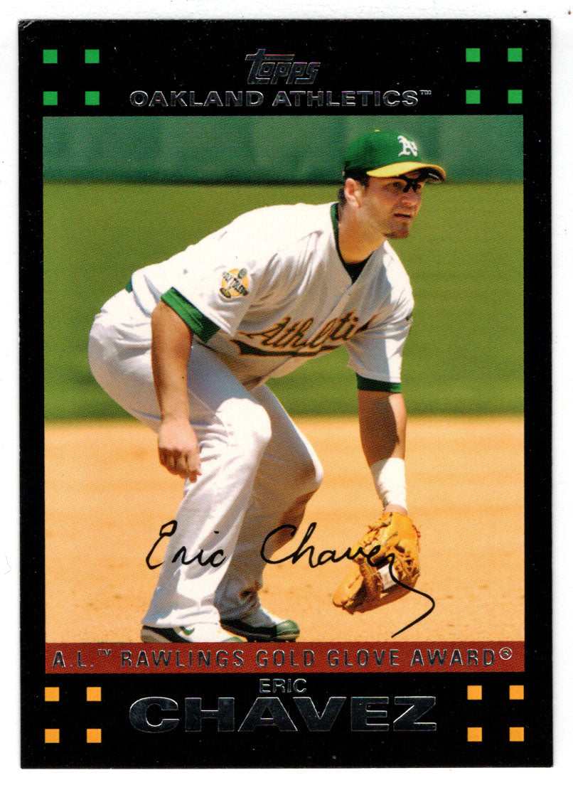 Eric Chavez - Oakland Athletics - Golden Glove Award (MLB Baseball Card) 2007 Topps # 298 Mint