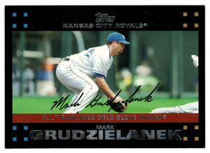 Mark Grudzielanek - Kansas City Royals - Golden Glove Award (MLB Baseball Card) 2007 Topps # 303 Mint