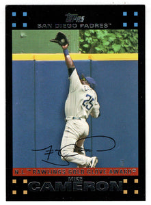 Mike Cameron - San Diego Padres - Golden Glove Award (MLB Baseball Card) 2007 Topps # 306 Mint