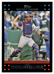 Ivan Rodriguez - Detroit Tigers - Golden Glove Award (MLB Baseball