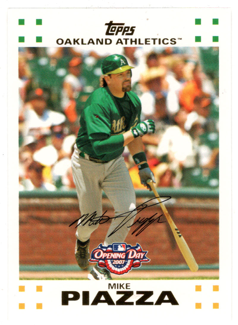 Mike Piazza - Oakland Athletics (MLB Baseball Card) 2007 Topps Opening Day # 2 Mint