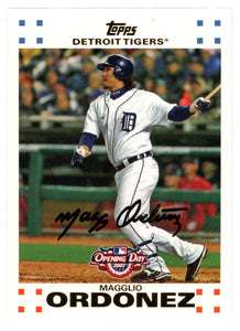 Magglio Ordonez - Detroit Tigers (MLB Baseball Card) 2007 Topps Opening Day # 15 Mint