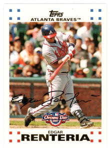 Edgar Renteria - Atlanta Braves (MLB Baseball Card) 2007 Topps Opening Day # 20 Mint