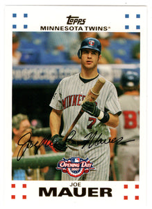 Joe Mauer - Minnesota Twins (MLB Baseball Card) 2007 Topps Opening Day # 43 Mint