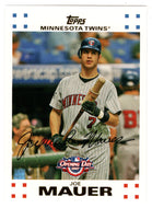Joe Mauer - Minnesota Twins (MLB Baseball Card) 2007 Topps Opening Day # 43 Mint