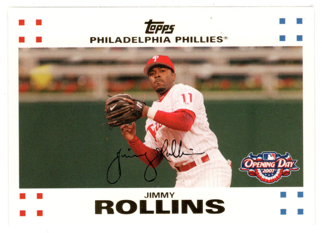 #3 Jimmy Rollins - Philadelphia Phillies - 2003 Topps Baseball