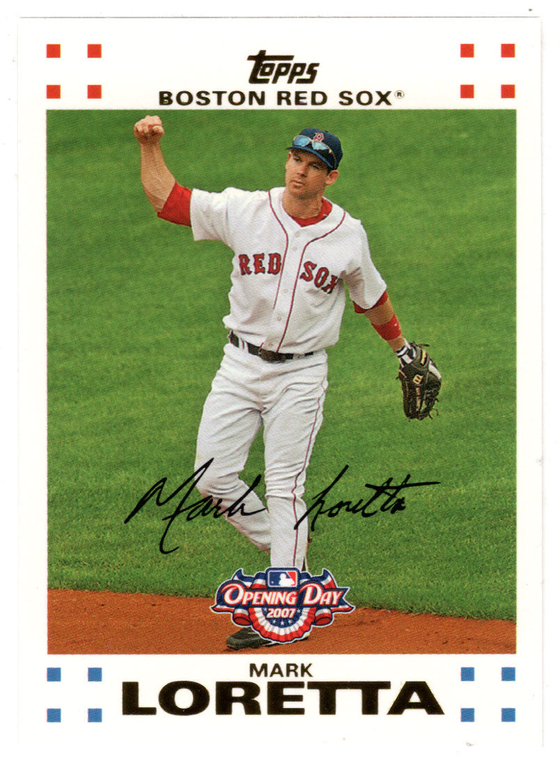 Mark Loretta - Boston Red Sox (MLB Baseball Card) 2007 Topps Opening Day # 67 Mint