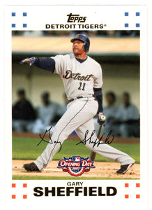 Gary Sheffield - Detroit Tigers (MLB Baseball Card) 2007 Topps Opening Day # 79 Mint