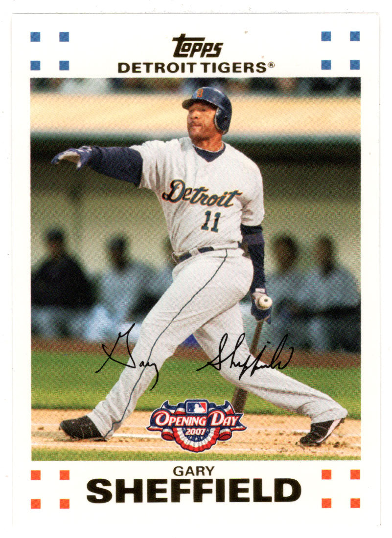 Gary Sheffield - Detroit Tigers (MLB Baseball Card) 2007 Topps Opening Day # 79 Mint