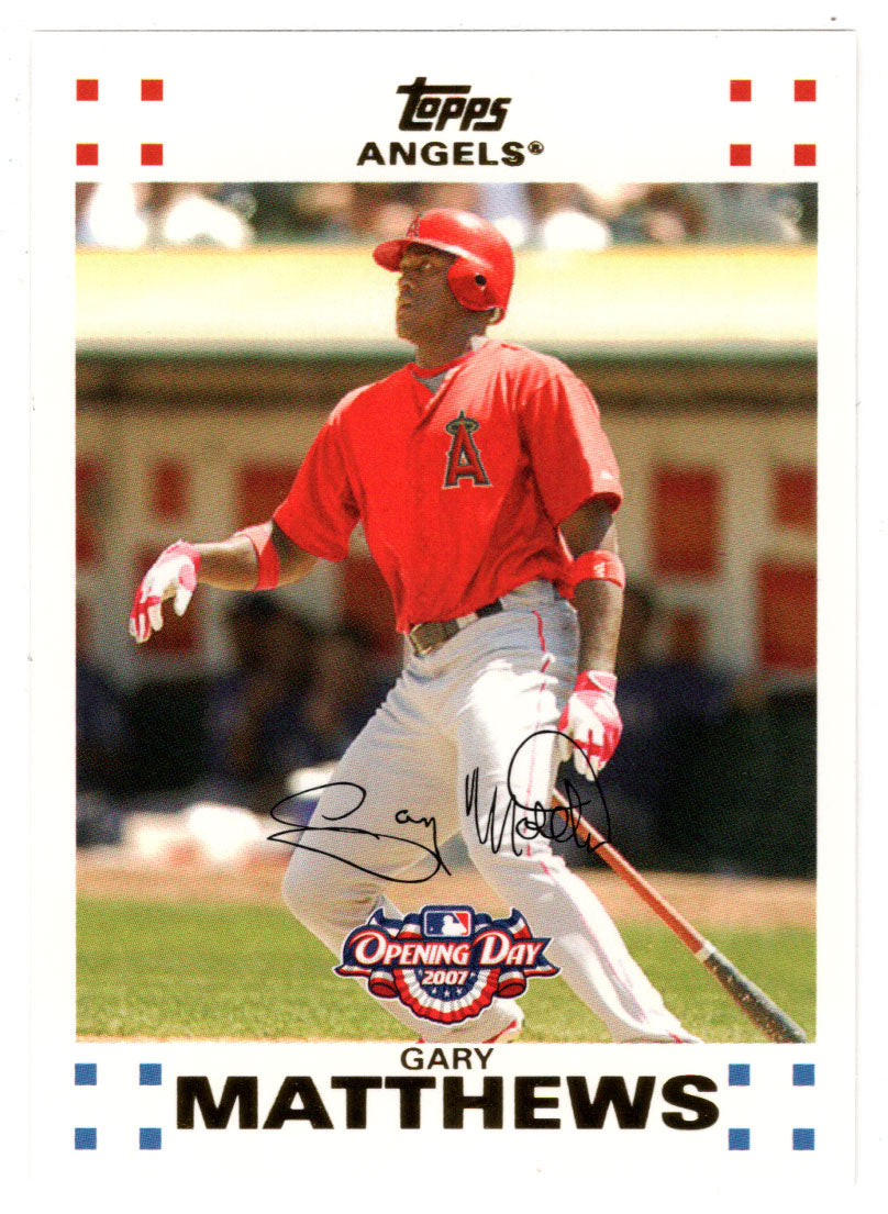 Gary Matthews - Los Angeles Angels (MLB Baseball Card) 2007 Topps Opening Day # 82 Mint