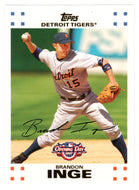Brandon Inge - Detroit Tigers (MLB Baseball Card) 2007 Topps Opening Day # 83 Mint