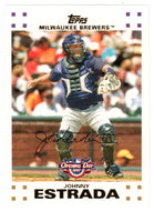 Johnny Estrada - Milwaukee Brewers (MLB Baseball Card) 2007 Topps Opening Day # 96 Mint