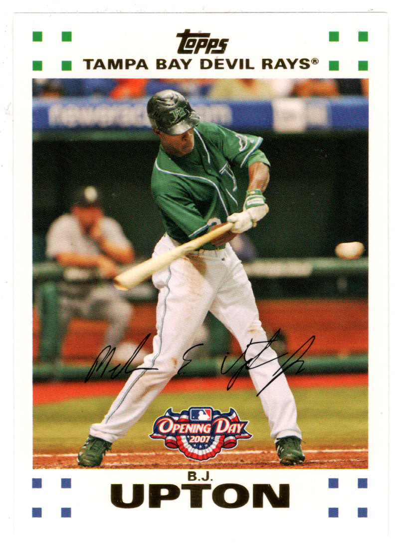 B.J. Upton - Tampa Bay Devil Rays (MLB Baseball Card) 2007 Topps Opening Day # 97 Mint
