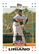 Francisco Liriano - Minnesota Twins (MLB Baseball Card) 2007 Topps Opening Day # 98 Mint