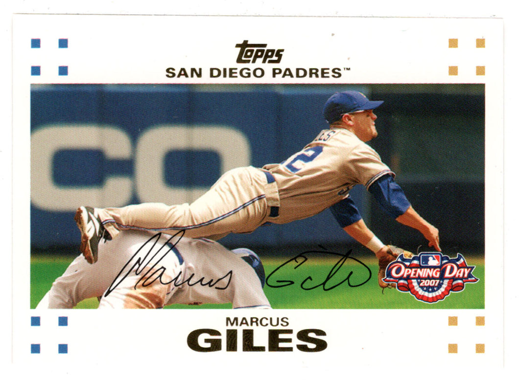 Marcus Giles - San Diego Padres (MLB Baseball Card) 2007 Topps Opening Day # 101 Mint