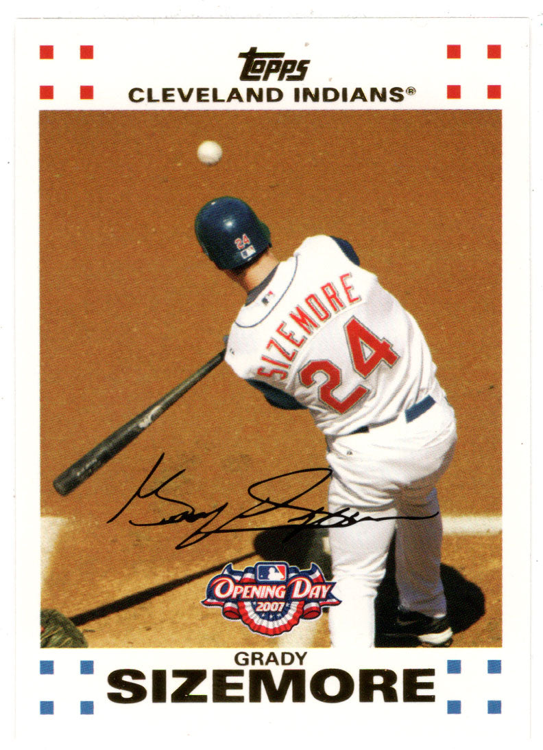 Grady Sizemore - Cleveland Indians (MLB Baseball Card) 2007 Topps Opening Day # 103 Mint