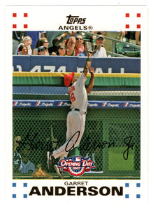 Garret Anderson - Los Angeles Angels (MLB Baseball Card) 2007 Topps Opening Day # 105 Mint