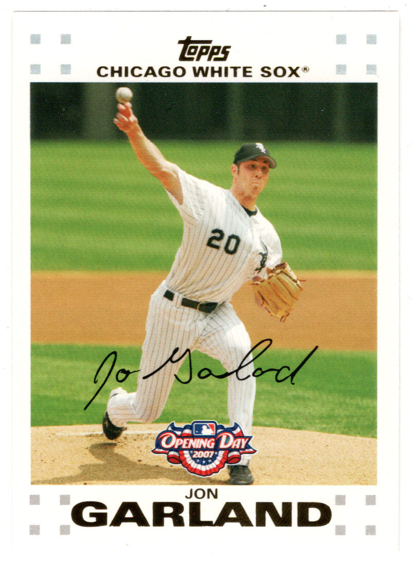 2005 Topps Jon Garland White Sox Game Used Jersey Baseball Card #ASR-JG at  's Sports Collectibles Store