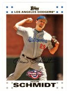 Jason Schmidt - Los Angeles Dodgers (MLB Baseball Card) 2007 Topps Opening Day # 110 Mint