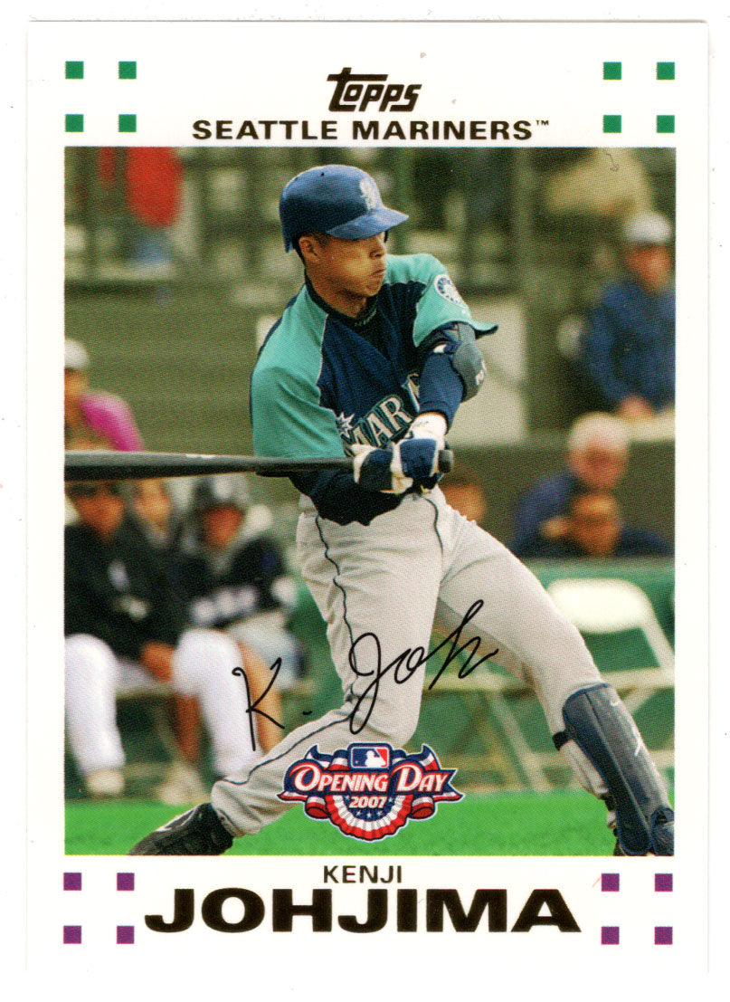 Kenji Johjima - Seattle Mariners (MLB Baseball Card) 2007 Topps Opening Day # 121 Mint