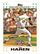 Dan Haren - Oakland Athletics (MLB Baseball Card) 2007 Topps Opening Day # 123 Mint