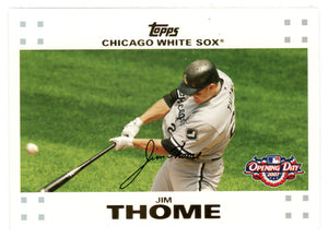 Jim Thome - Chicago White Sox (MLB Baseball Card) 2007 Topps Opening Day # 142 Mint