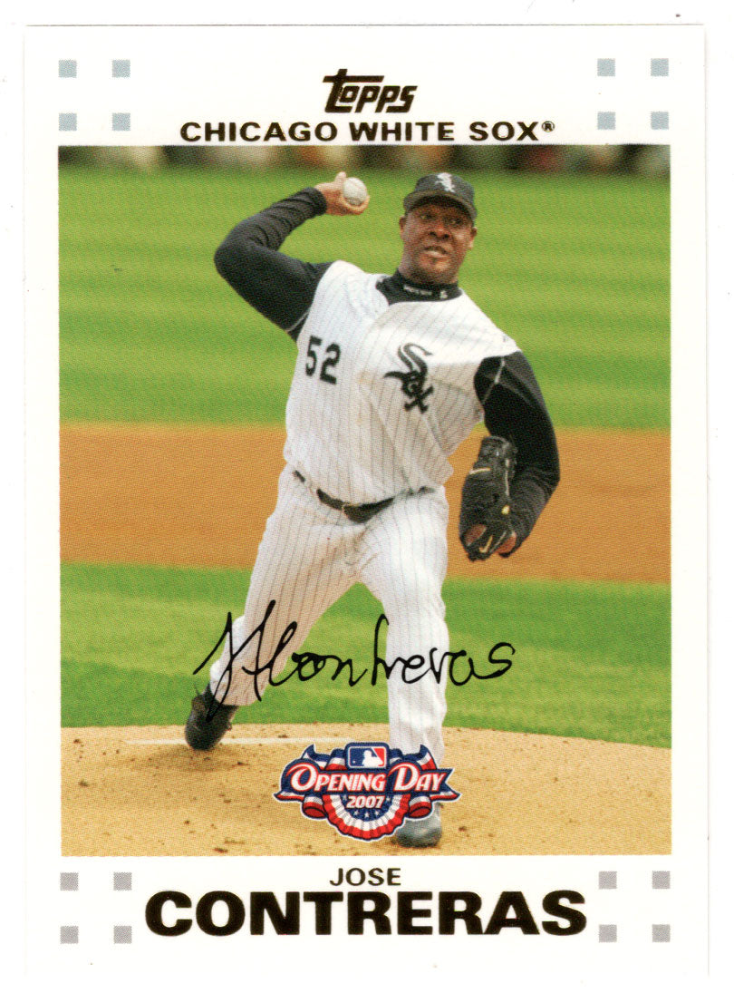 Jose Contreras - Chicago White Sox (MLB Baseball Card) 2007 Topps Opening Day # 143 Mint