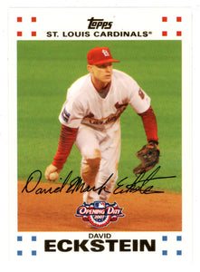 David Eckstein - St. Louis Cardinals (MLB Baseball Card) 2007 Topps Opening Day # 144 Mint