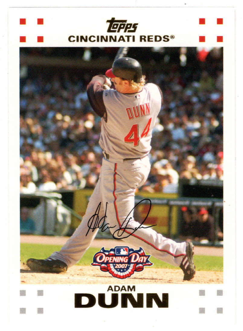 Adam Dunn - Cincinnati Reds (MLB Baseball Card) 2007 Topps Opening Day # 145 Mint