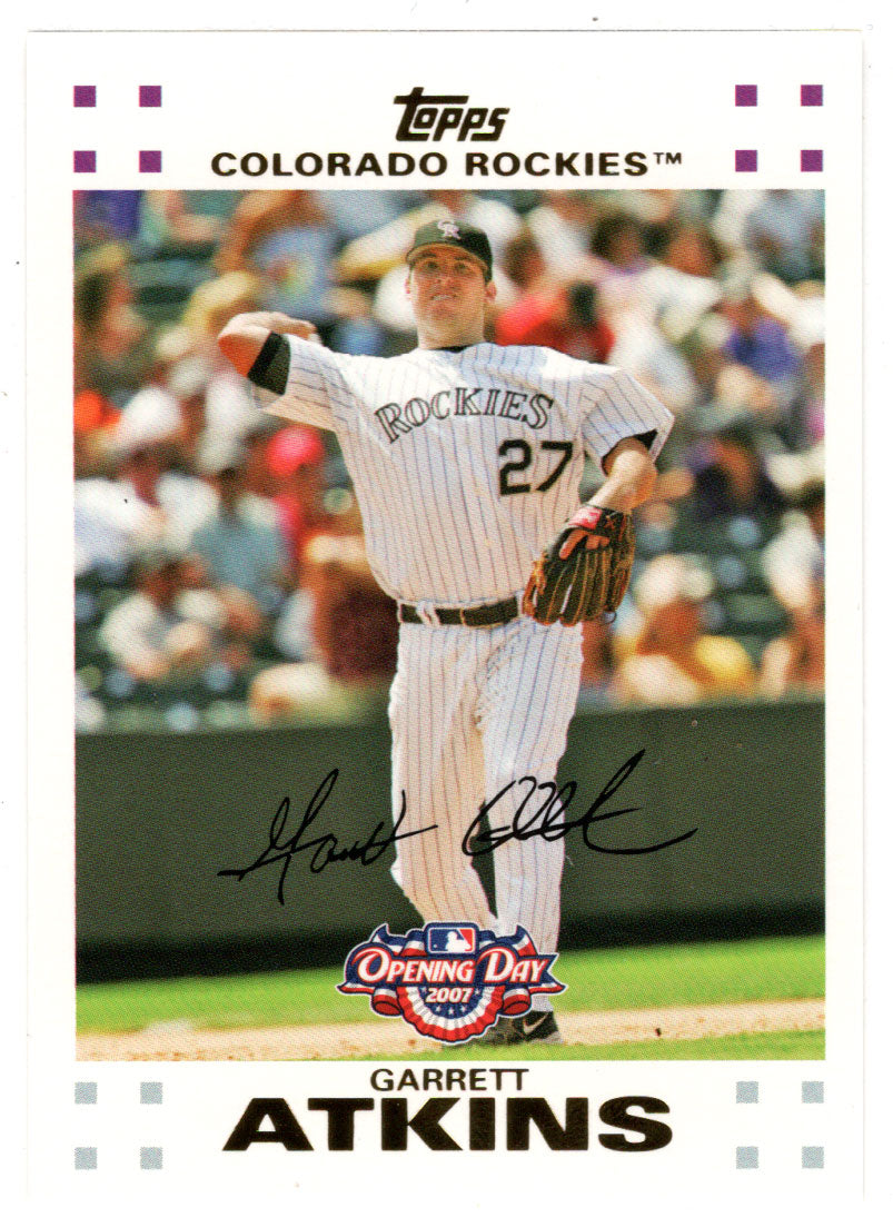 Garrett Atkins - Colorado Rockies (MLB Baseball Card) 2007 Topps Opening Day # 147 Mint