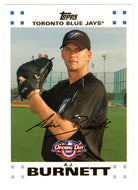 A.J. Burnett - Toronto Blue Jays (MLB Baseball Card) 2007 Topps Opening Day # 148 Mint