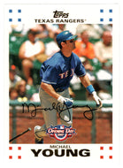 Michael Young - Texas Rangers (MLB Baseball Card) 2007 Topps Opening Day # 168 Mint