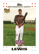Fred Lewis - San Francisco Giants (MLB Baseball Card) 2007 Topps Opening Day # 180 Mint