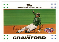 Carl Crawford - Tampa Bay Devil Rays (MLB Baseball Card) 2007 Topps Opening Day # 193 Mint
