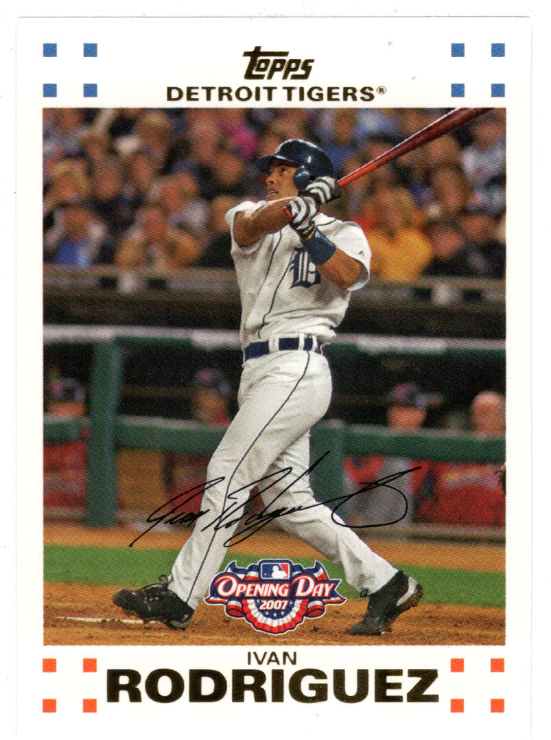 Ivan Rodriguez - Detroit Tigers (MLB Baseball Card) 2007 Topps Opening Day # 198 Mint
