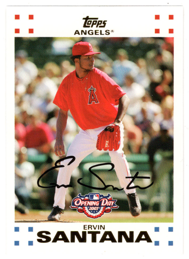 Ervin Santana - Los Angeles Angels (MLB Baseball Card) 2007 Topps Opening Day # 218 Mint
