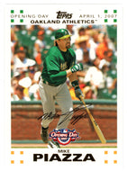 Mike Piazza 434/2007 - Oakland Athletics - GOLD (MLB Baseball Card) 2007 Topps Opening Day # 2 Mint