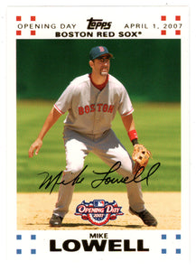 Mike Lowell 1173/2007 - Boston Red Sox - GOLD (MLB Baseball Card) 2007 Topps Opening Day # 14 Mint