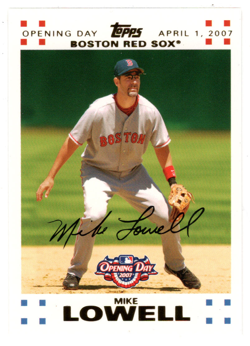 Mike Lowell 1173/2007 - Boston Red Sox - GOLD (MLB Baseball Card) 2007 Topps Opening Day # 14 Mint