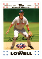 Mike Lowell 1173/2007 - Boston Red Sox - GOLD (MLB Baseball Card) 2007 Topps Opening Day # 14 Mint