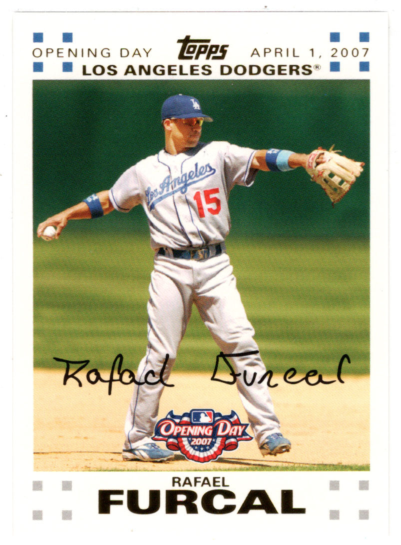 Rafael Furcal 207/2007 - Los Angeles Dodgers - GOLD (MLB Baseball Card) 2007 Topps Opening Day # 16 Mint