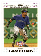Willy Taveras 1745/2007 - Colorado Rockies - GOLD (MLB Baseball Card) 2007 Topps Opening Day # 33 Mint
