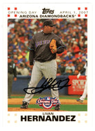 Livan Hernandez 1200/2007 - Arizona Diamondbacks - GOLD (MLB Baseball Card) 2007 Topps Opening Day # 36 Mint