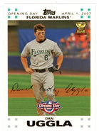 Dan Uggla 899/2007 - Florida Marlins - GOLD (MLB Baseball Card) 2007 Topps Opening Day # 40 Mint